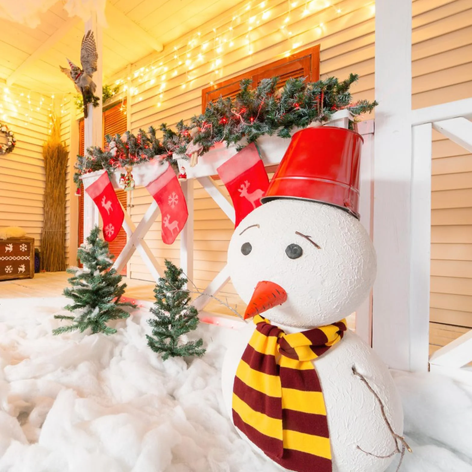 RANJIMA Manta de nieve artificial para Navidad, 80 x 240 cm, gruesa, suave, decoración navideña, manta de nieve, nieve artificial para árbol de Navidad, pantallas de pueblo de invierno, camino de mesa