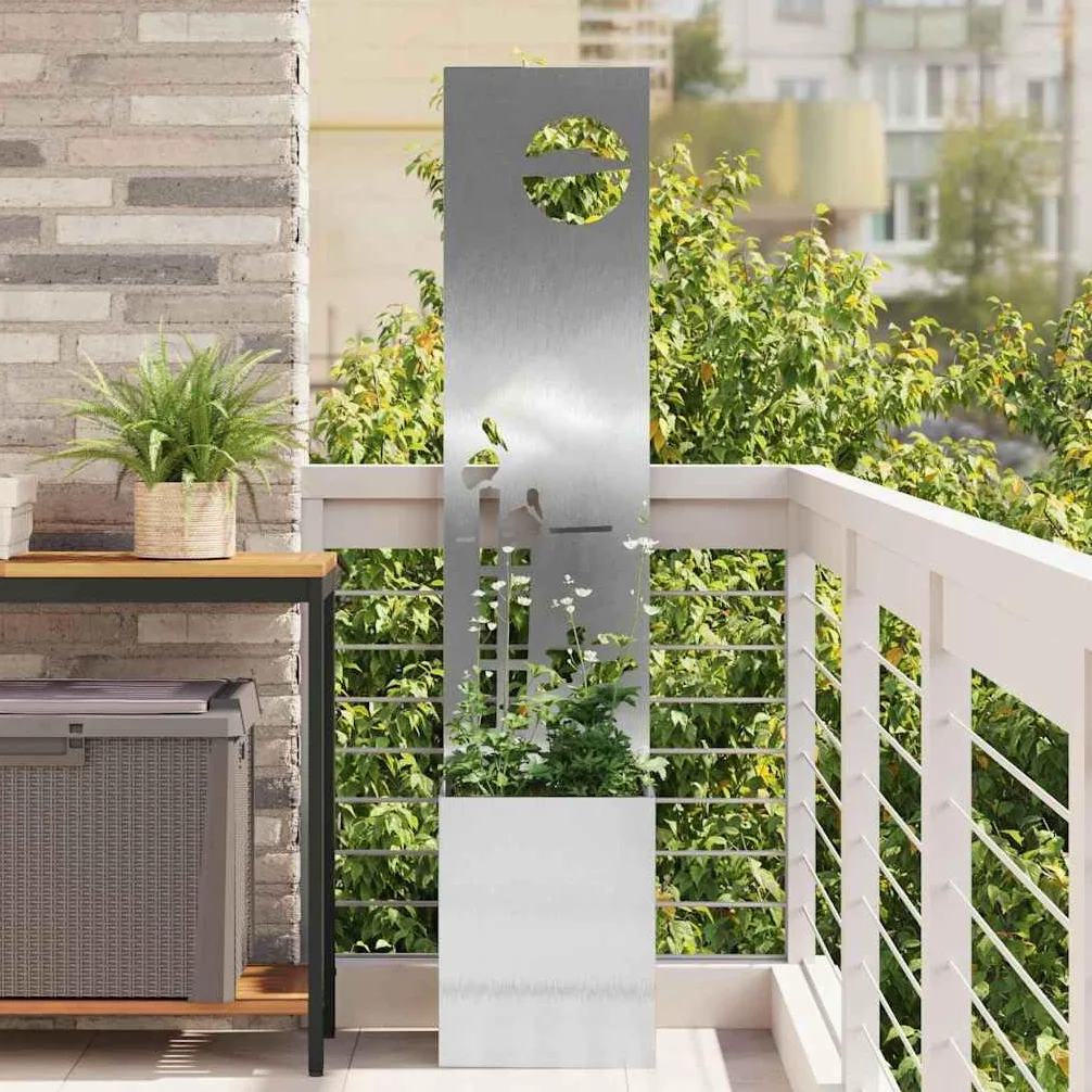 Genérico Pantalla de Privacidad para Jardín Calado Plata 32 x 140 cm,Casa y jardín,Decoración,Obras de Arte,Carteles, copias y Arte visual-876403