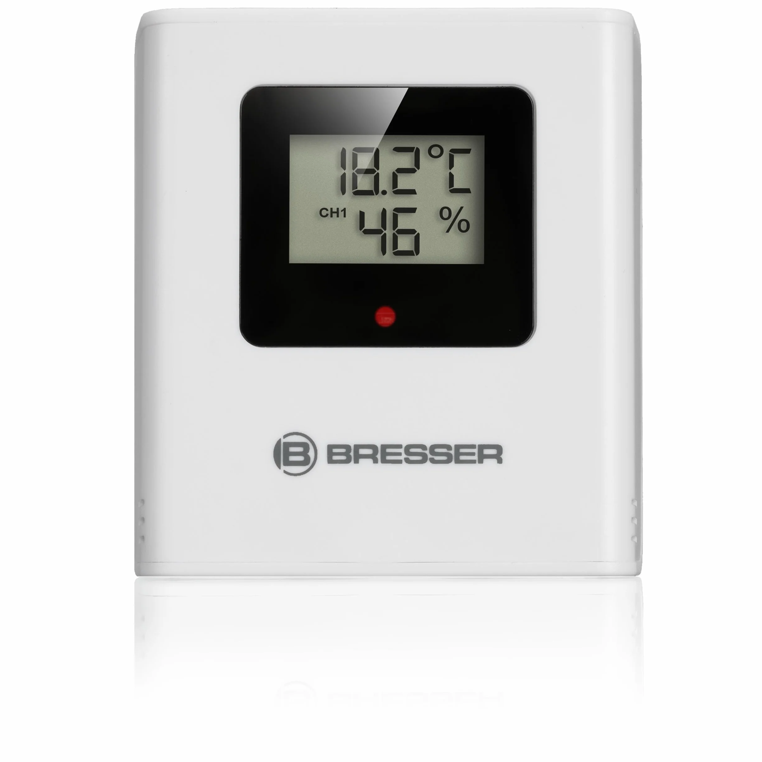 Bresser Termo-Higrómetro Set con 3 Sensores Inalámbricos Temperatura Humedad Pantalla Alarma