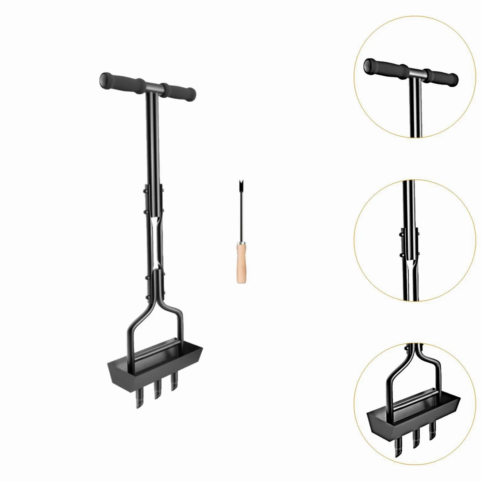 Aireador Manual de Césped para Suelos Compactados, 95x28cm