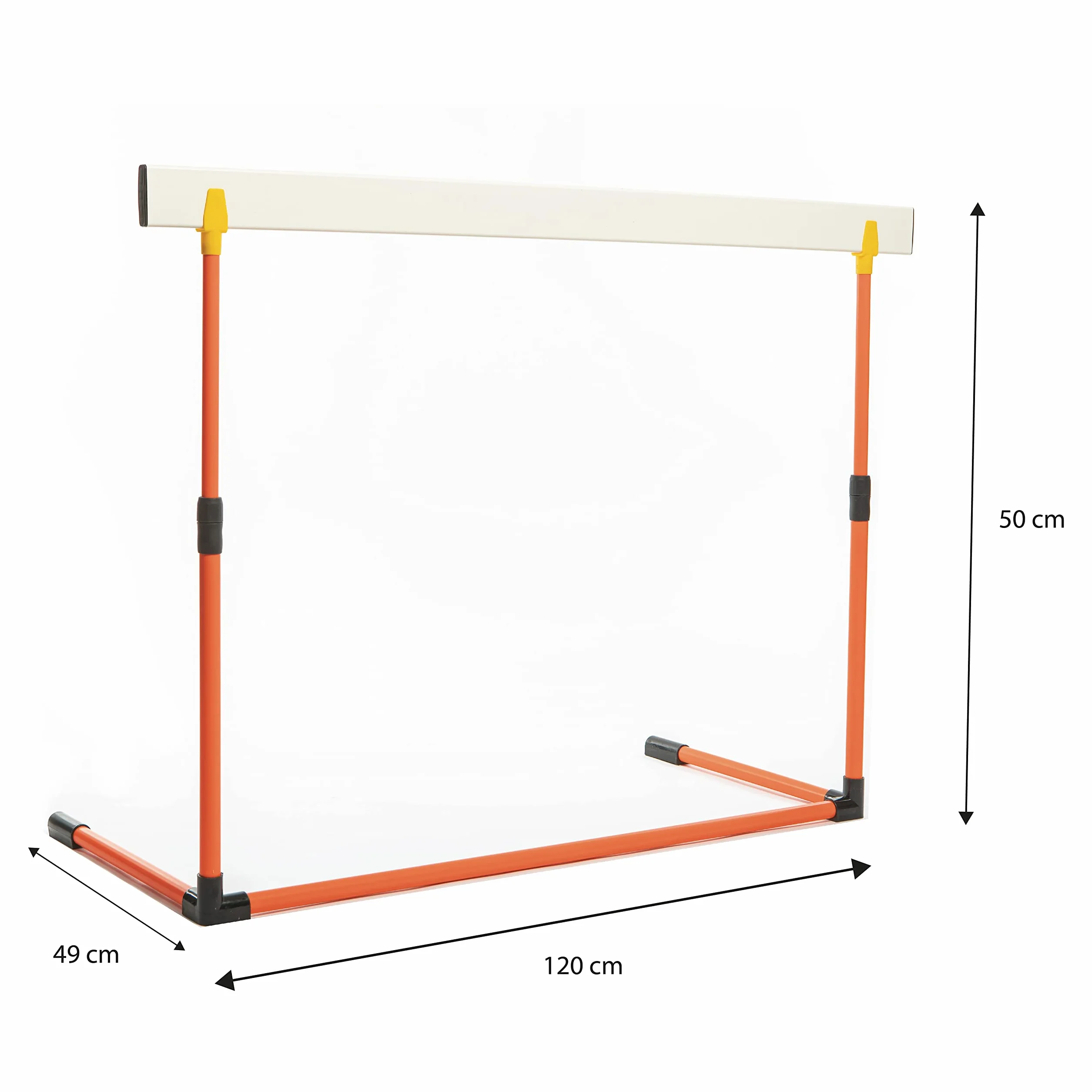 AMAYA SPORT Valla Salto Plástico Desmontable Ajustable para Entrenamiento