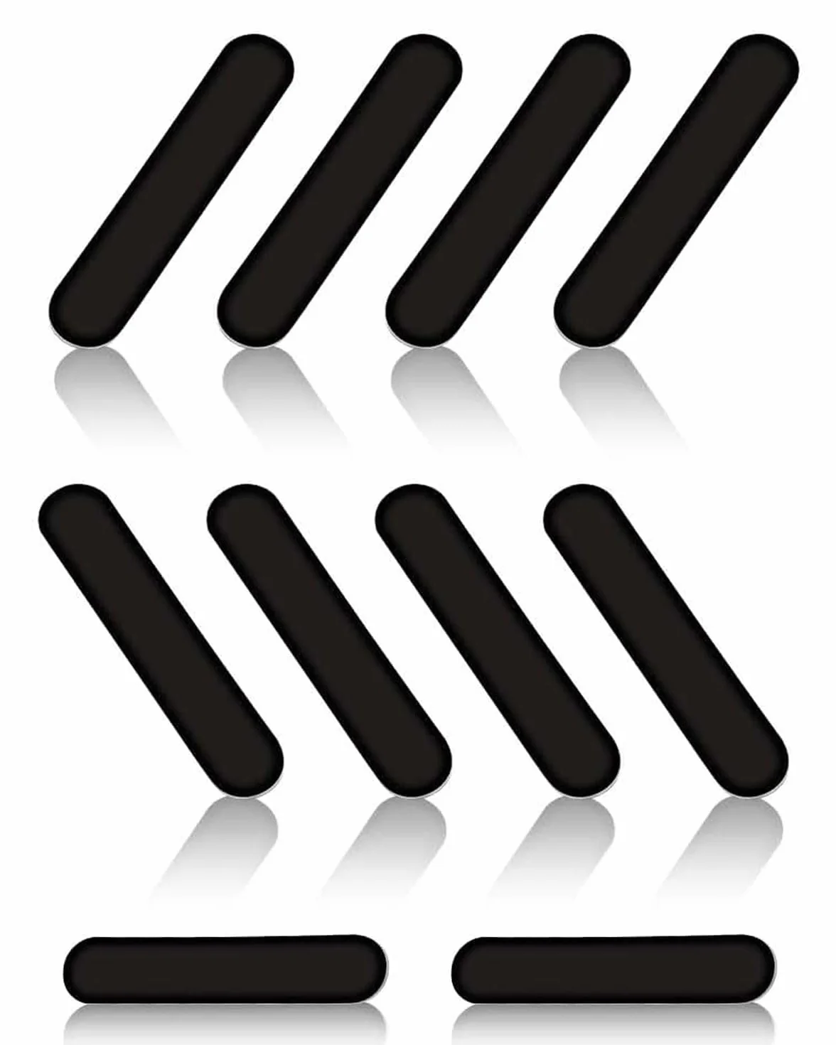 Cinta de Plomo Adhesiva para Tenis Golf Pickleball - 10 pcs 5g Negro