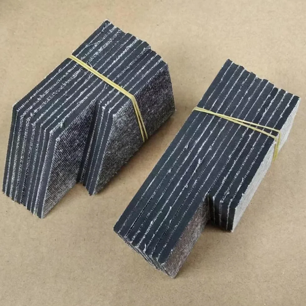 Cojines de mesa de billar, 12 unidades, almohadillas de esquina de tela, negro, 9,7 x 4,6 cm, 6,2 x 4,2 cm