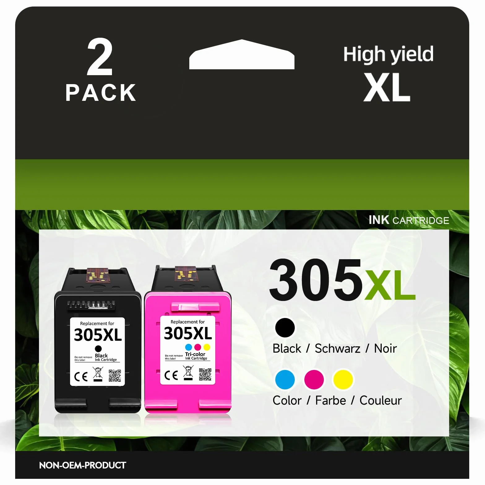 Cartuchos de Impresora HP 305XL Original para DeskJet 2700 2720e 2722e 2723 Deskjet Plus 4100 4120e Envy 6000 6020 6030 6030e Envy Pro 6420 6430