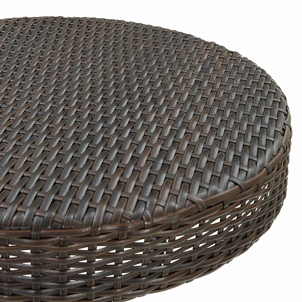 vidaXL Conjunto de Bar para Jardín 3 Piezas Mesa Silla Asiento Patio Terraza Balcón Barra Bistró Muebles Mobiliario Ratán Sintético Marrón