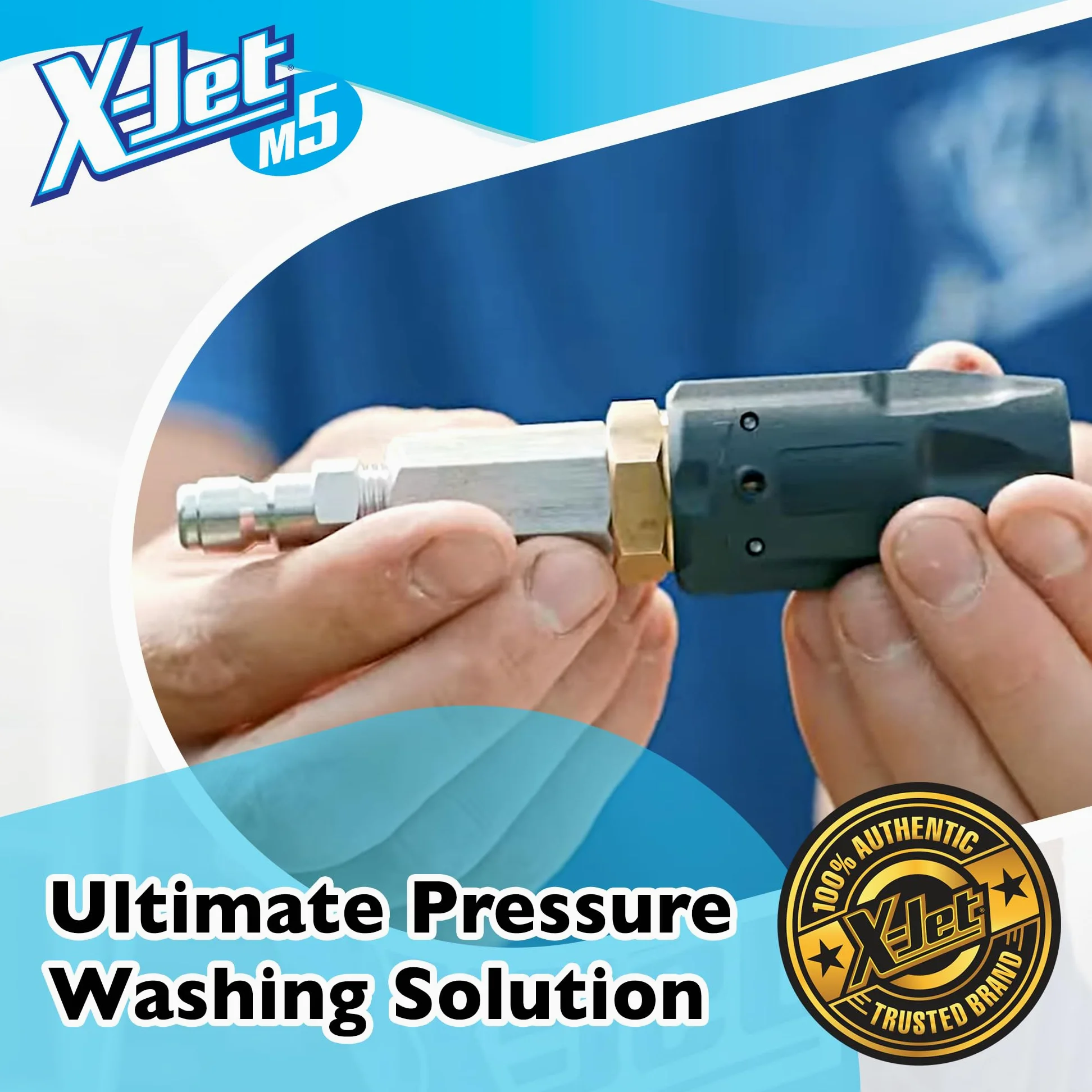 xjet X-Jet M5 - Boquilla ajustable para lavadora a presión #9 3-4 GPM