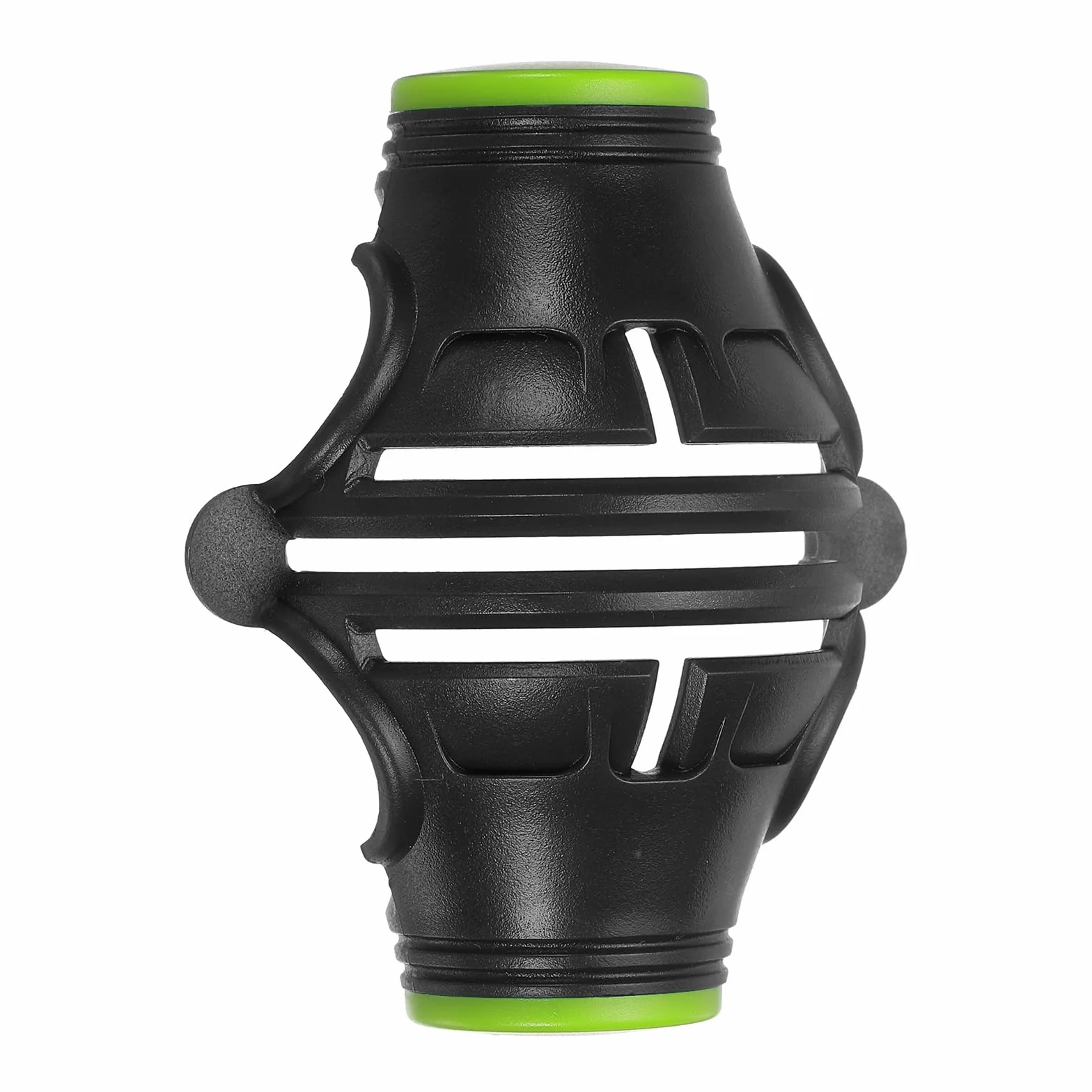 PATIKIL Plantilla para Marcar Bolas de Golf 360 Grados Herramienta de Marcado de Alineación Triple Track Negro/Verde
