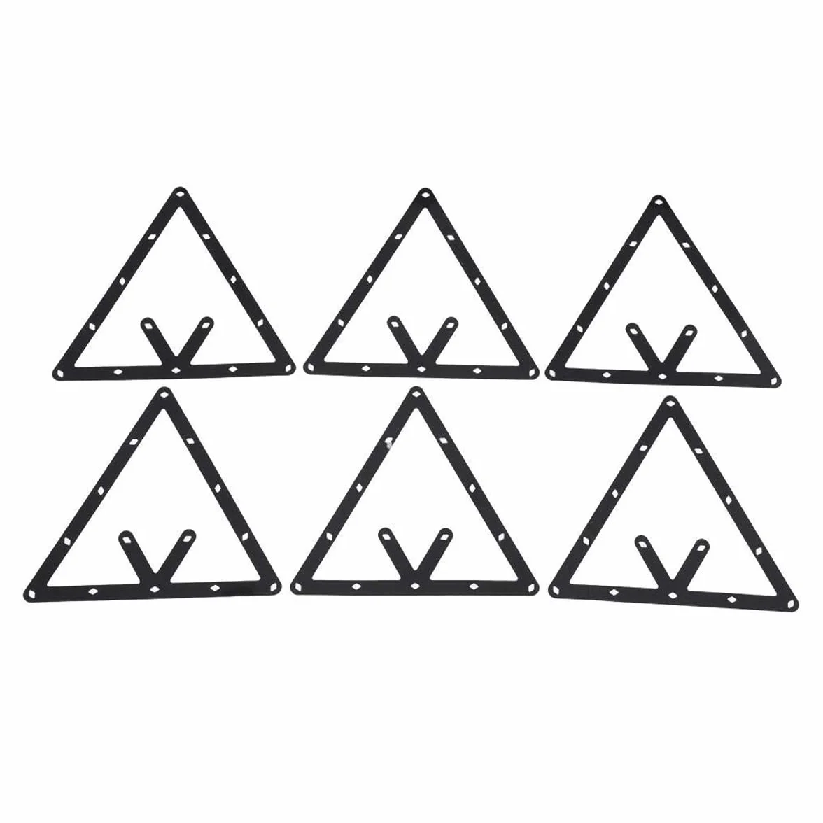 Magic Rack Pro Juego de 6 Triángulos de Billar 8, 9 y 10 Bolas Soporte Preciso