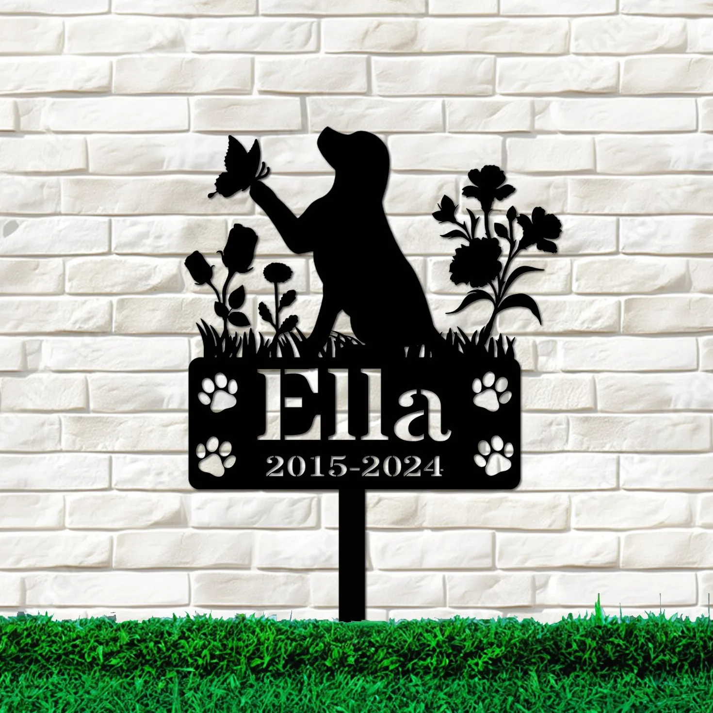 Estaca personalizada para perro, regalos conmemorativos para mascotas, placa conmemorativa personalizada para perros amados