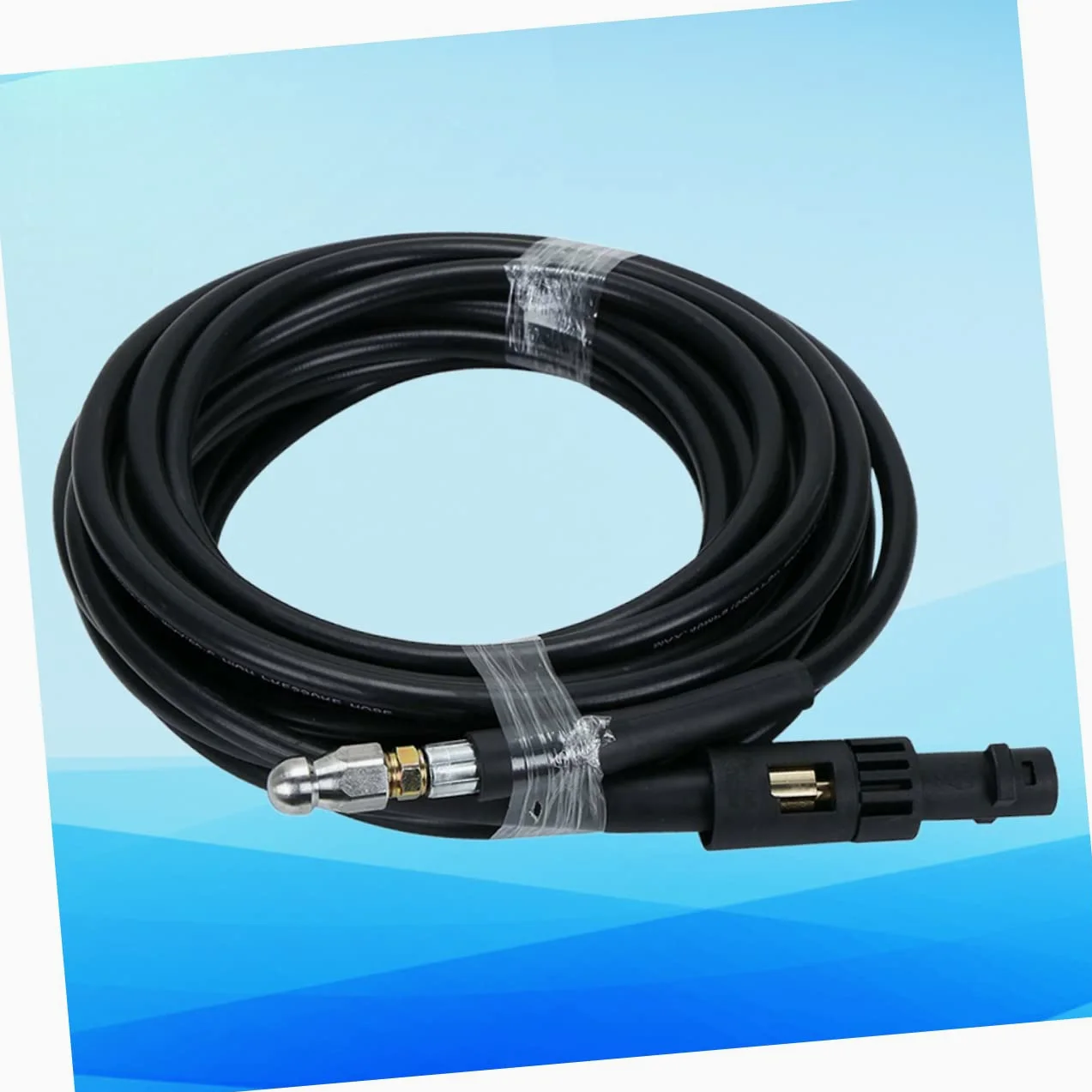 Gatuida 15m Tapón De Limpieza De Manguera Para Desagüe De Alcantarillado Manguera De Desagüe De Agua Para Limpieza De Tuberías y Coches