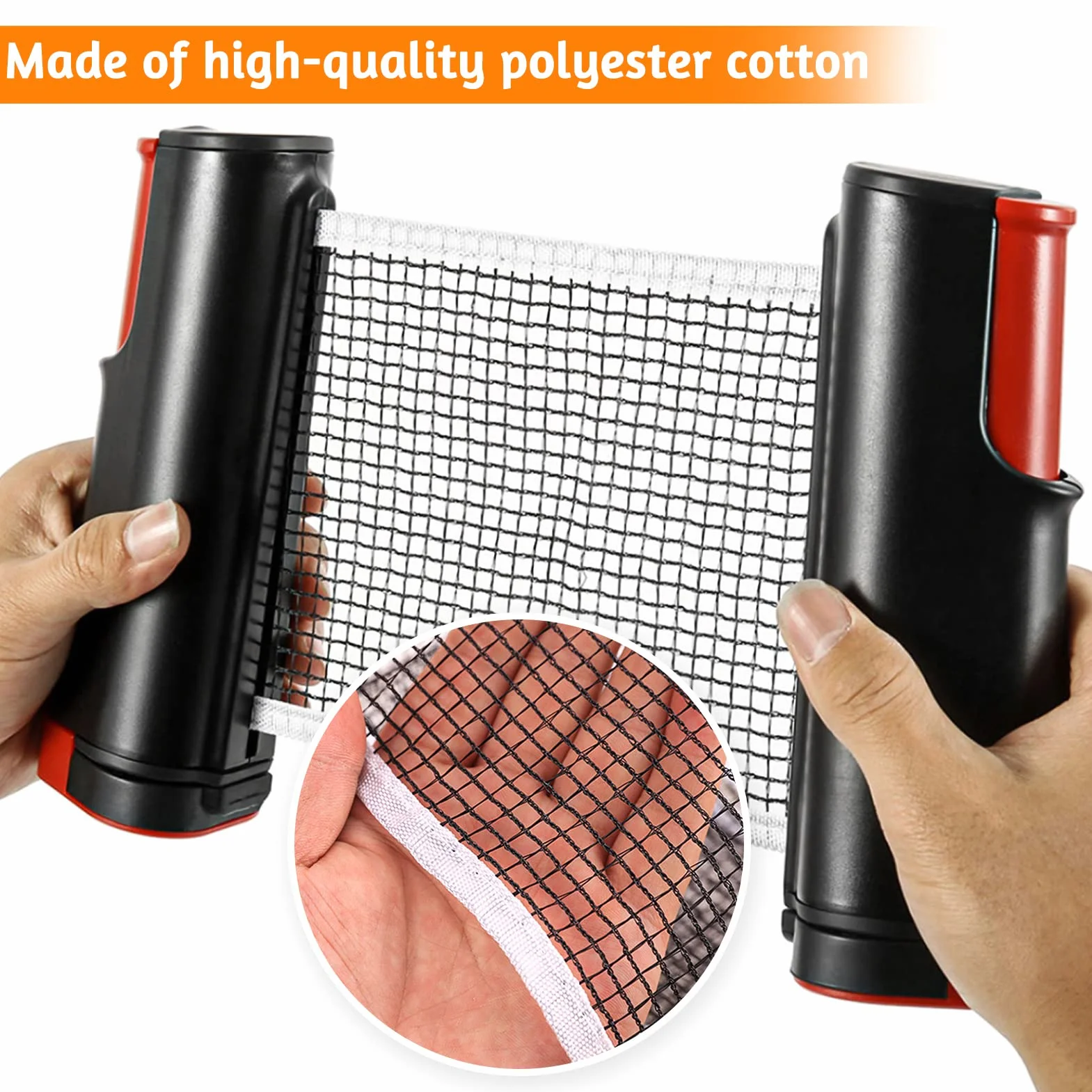 Red de Ping Pong Extensible Portátil para Mesa Familiar