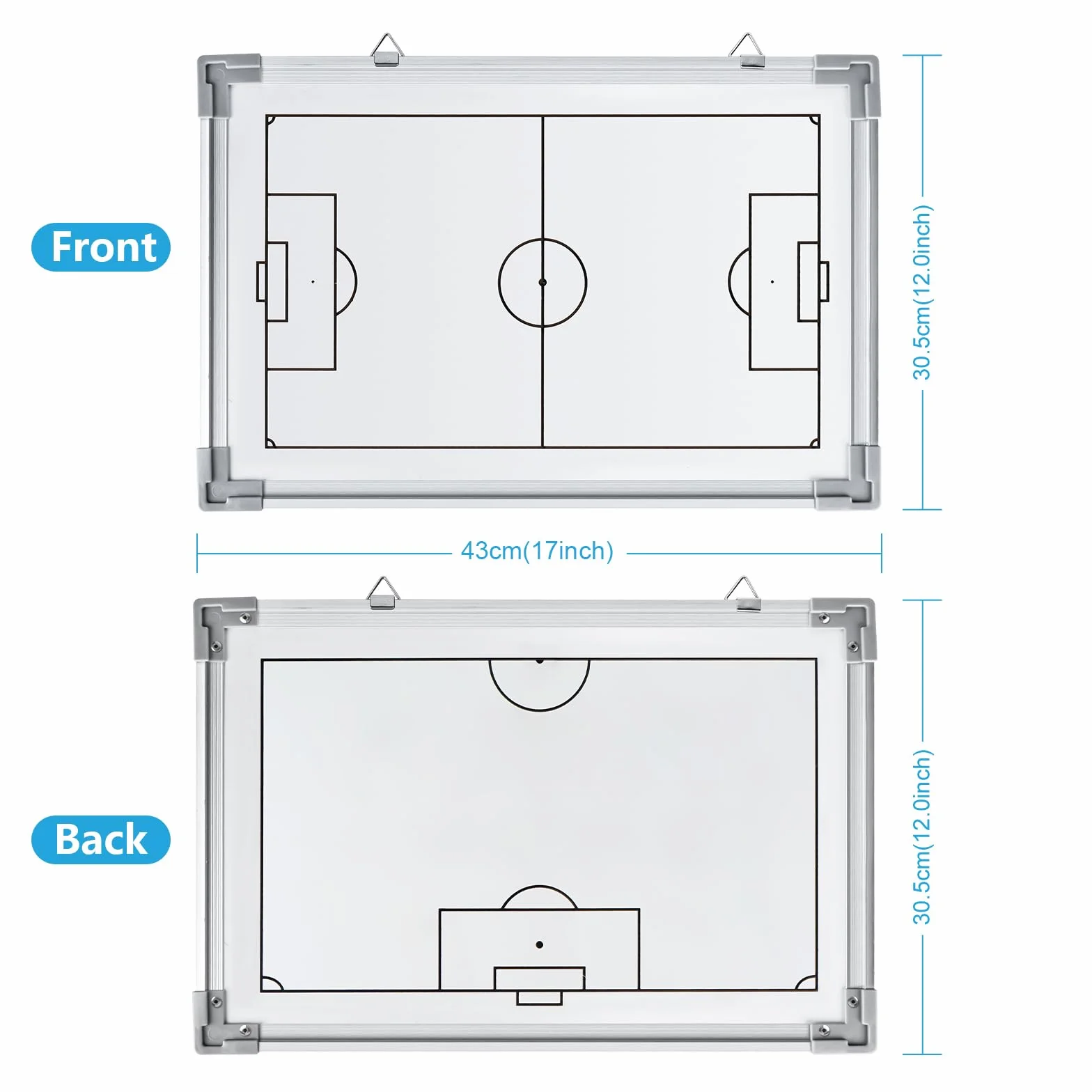 Pizarra Magnetica Futbol Entrenador, Tablero de Tacticas de Futbol con Imanes Lapiceros, Carpeta Tactica Magneticas