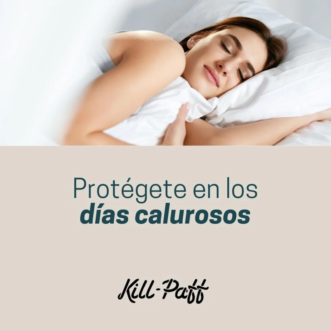 KILL-PAFF | Antimosquitos Eléctrico | Protección Eficaz Contra Mosquitos Tigre y Transmisores de Enfermedades Tropicales | Sin Olor | 90 Noches de Protección | 2 Recambios 33 + 33 ml
