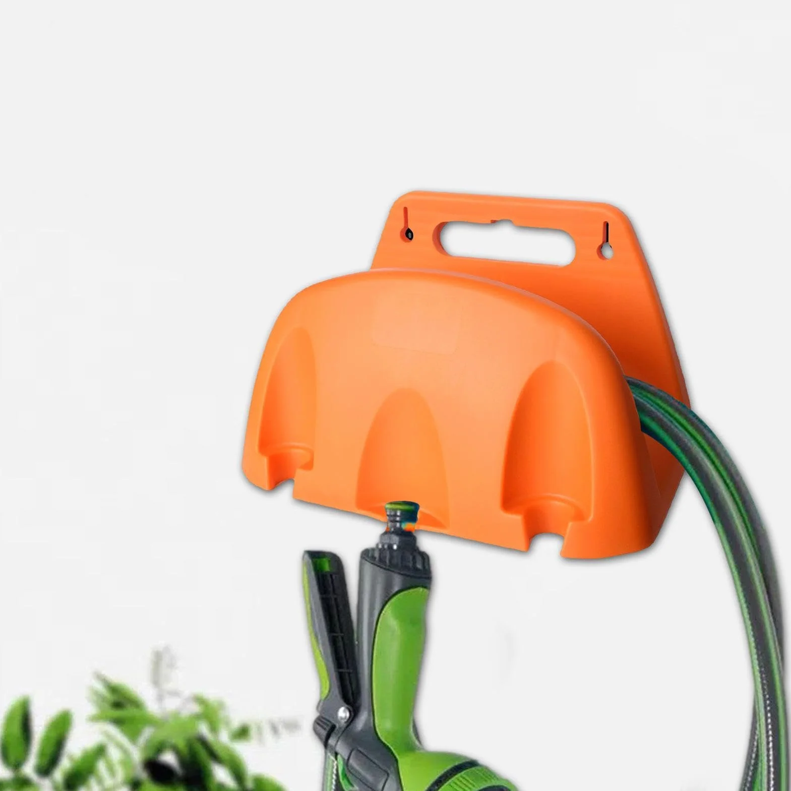 Soporte para Manguera - Soporte para Manguera montado en la Pared, Soporte para Manguera Resistente | Colgador de Manguera Multifuncional, Organizador de Manguera de jardín, Soporte para manguer