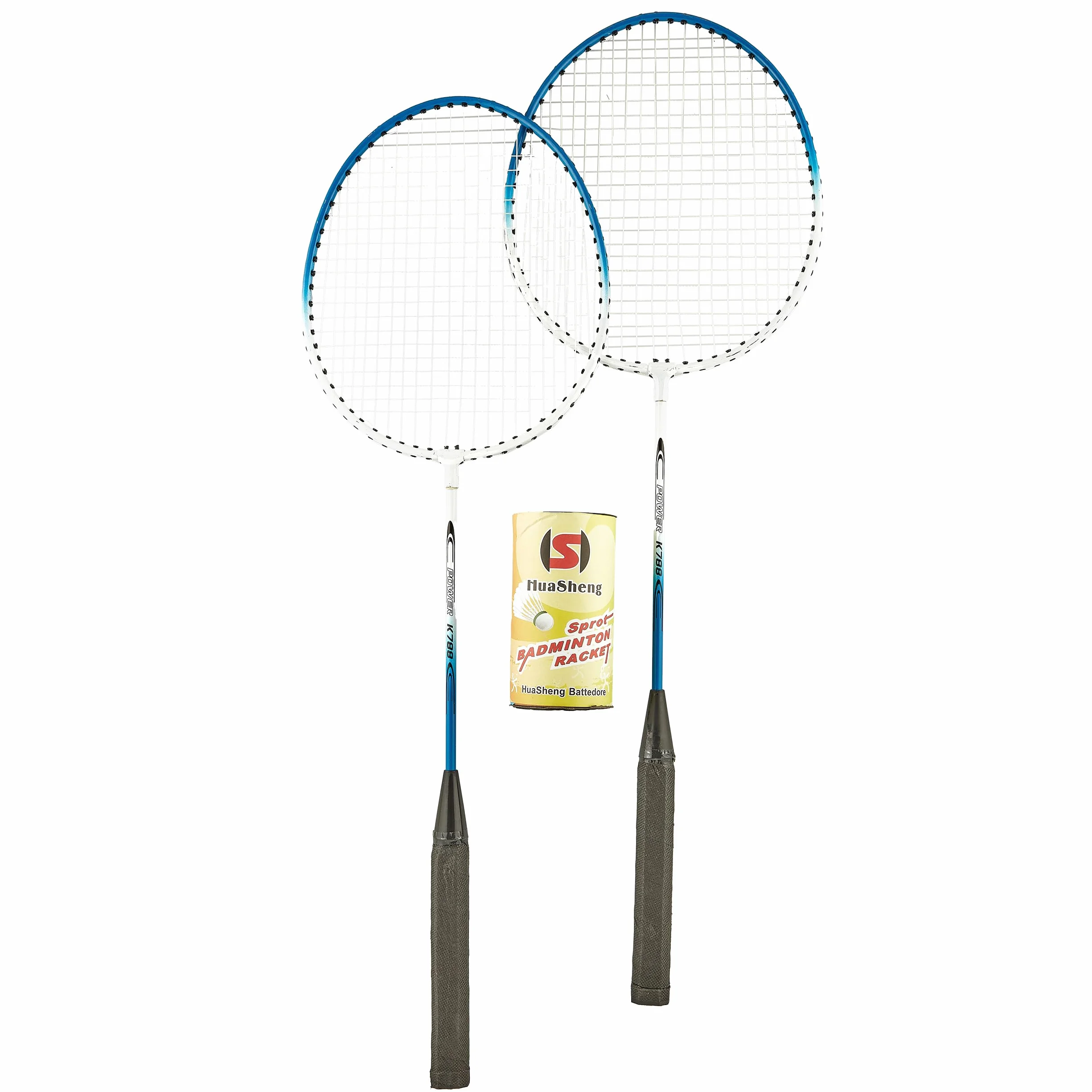 Set de bádminton de Plumas con 2 Raquetas, 3 Plumas y Funda