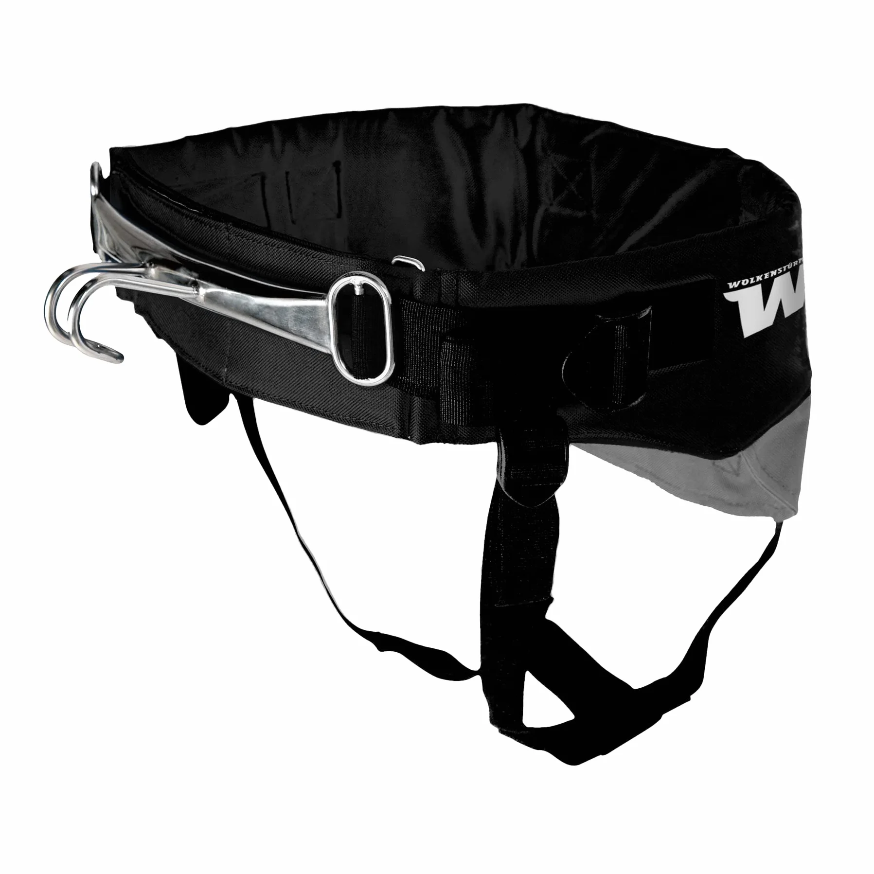 Wolkenstürmer Trapecio universal negro para Harness Fix Talla S-XL Arnés de cometa trapezoidal