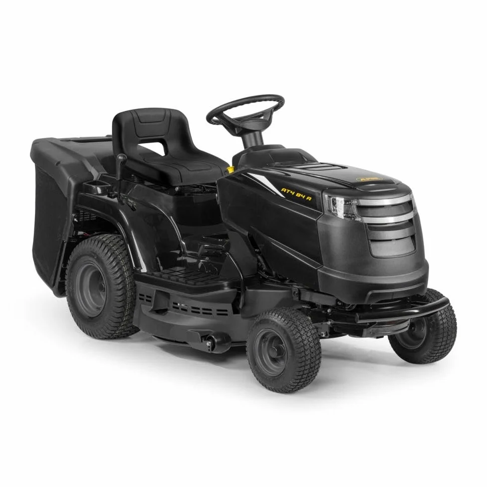 Alpina AT4 84 A – Tractor cortacésped de Gasolina con Motor STIGA de 352 CC, Ancho de Corte de 84 cm y recogedor de 200 litros