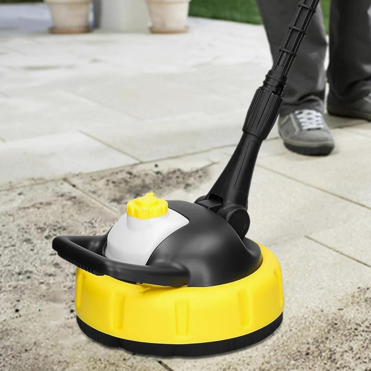 Limpiador para Hidrolimpiadora Fregadora Portátil Multiusos | Con Adaptador Accesorios De Hidrolavadora Para Patios, Entradas, Terrazas, Aceras, Vallas, Coches, Camiones Y Escaleras