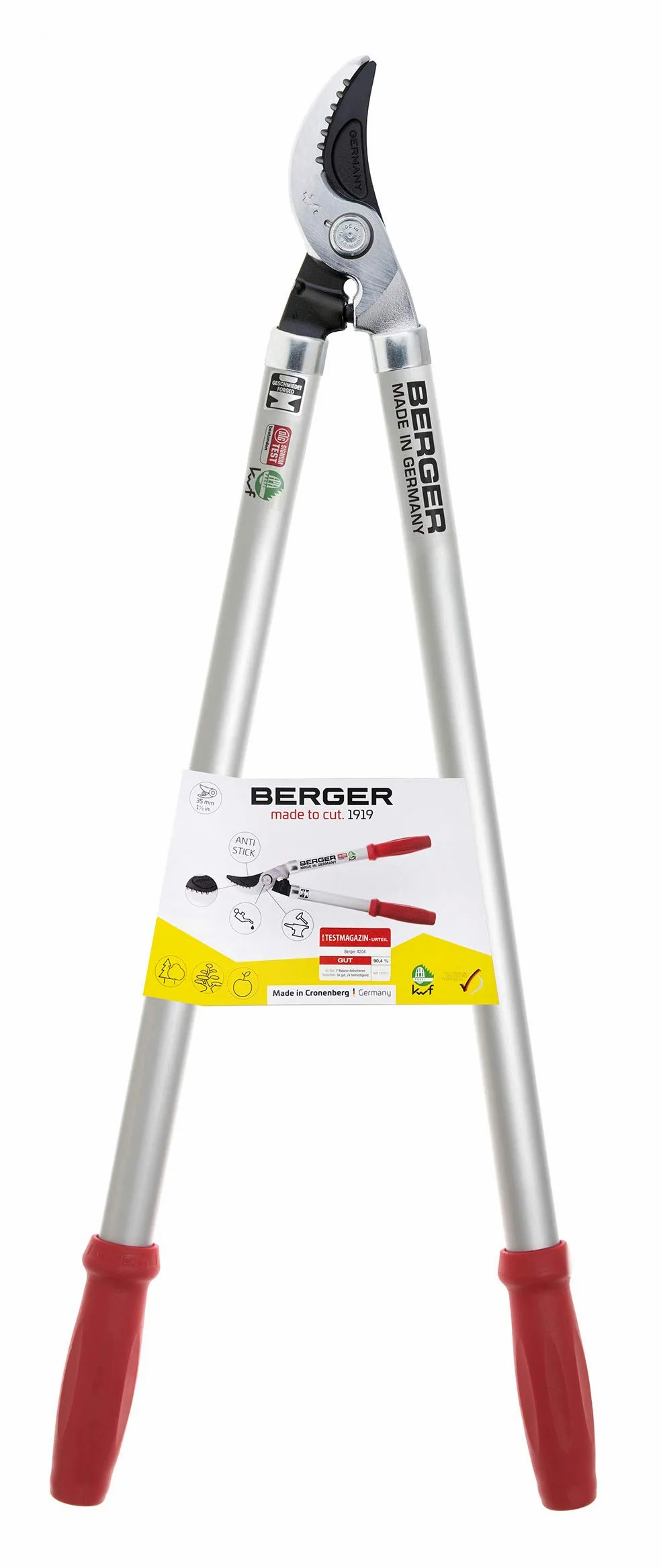 Berger 4204 Classic Cup-Rama 750 Mm, Plata/Rojo