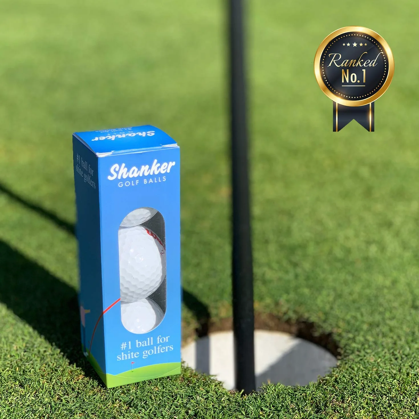 Shanker Golf Bolas de truco grosero con refranes divertidos paquete de regalo