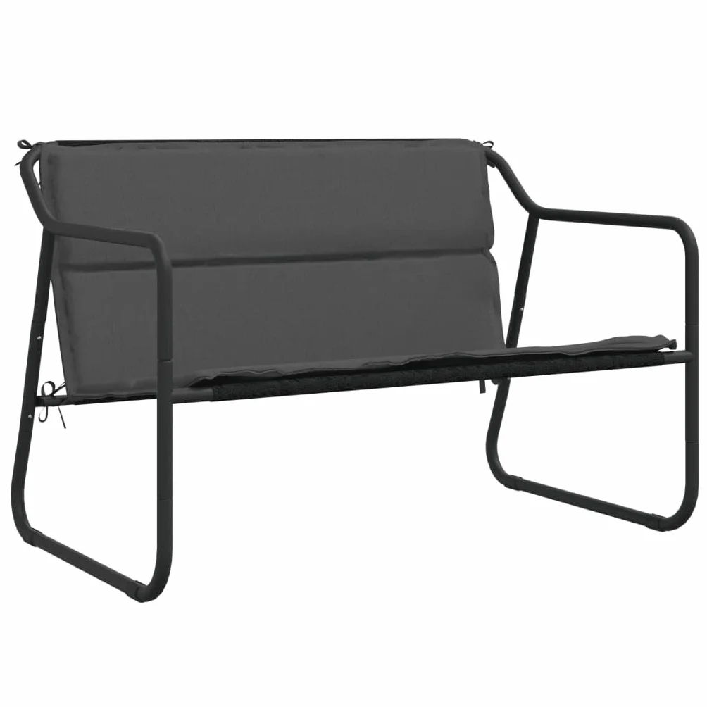 ZEYUAN Juego Muebles de jardín 4 pzas y Cojines Acero Gris Antracita, Conjunto Jardin Exterior, Conjunto Terraza, Muebles Jardin Exterior, Sofá Exterior, Muebles Terraza Outlet, 3186934