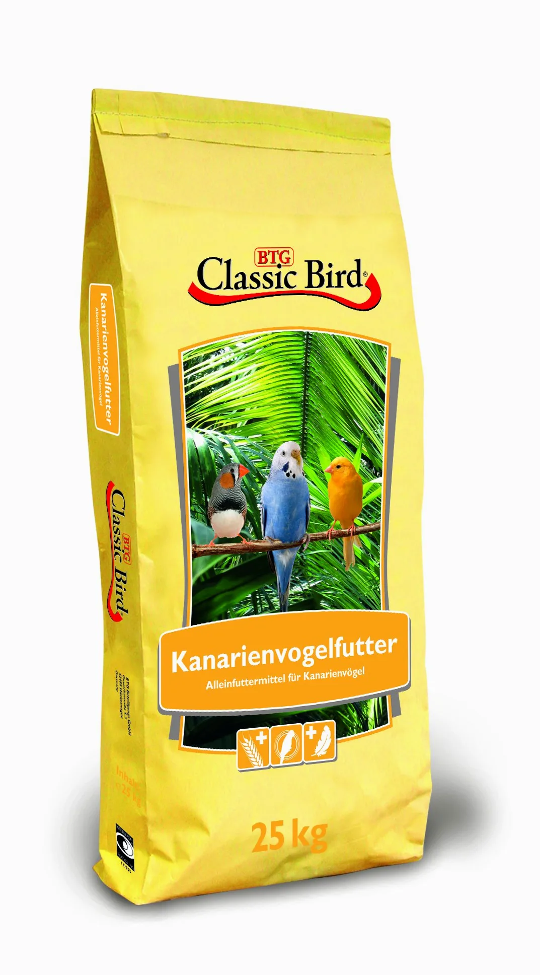 Classic Bird Canarios Forro estándar 25 kg