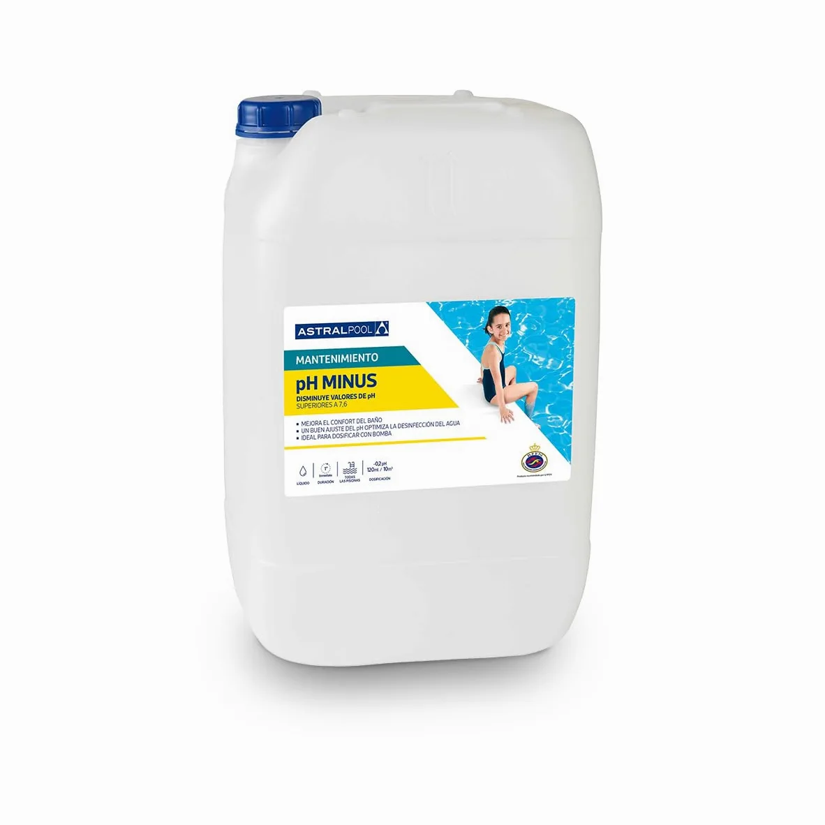 Astralpool Balance pH Minus Líquido 20 litros Reductor pH para Piscinas