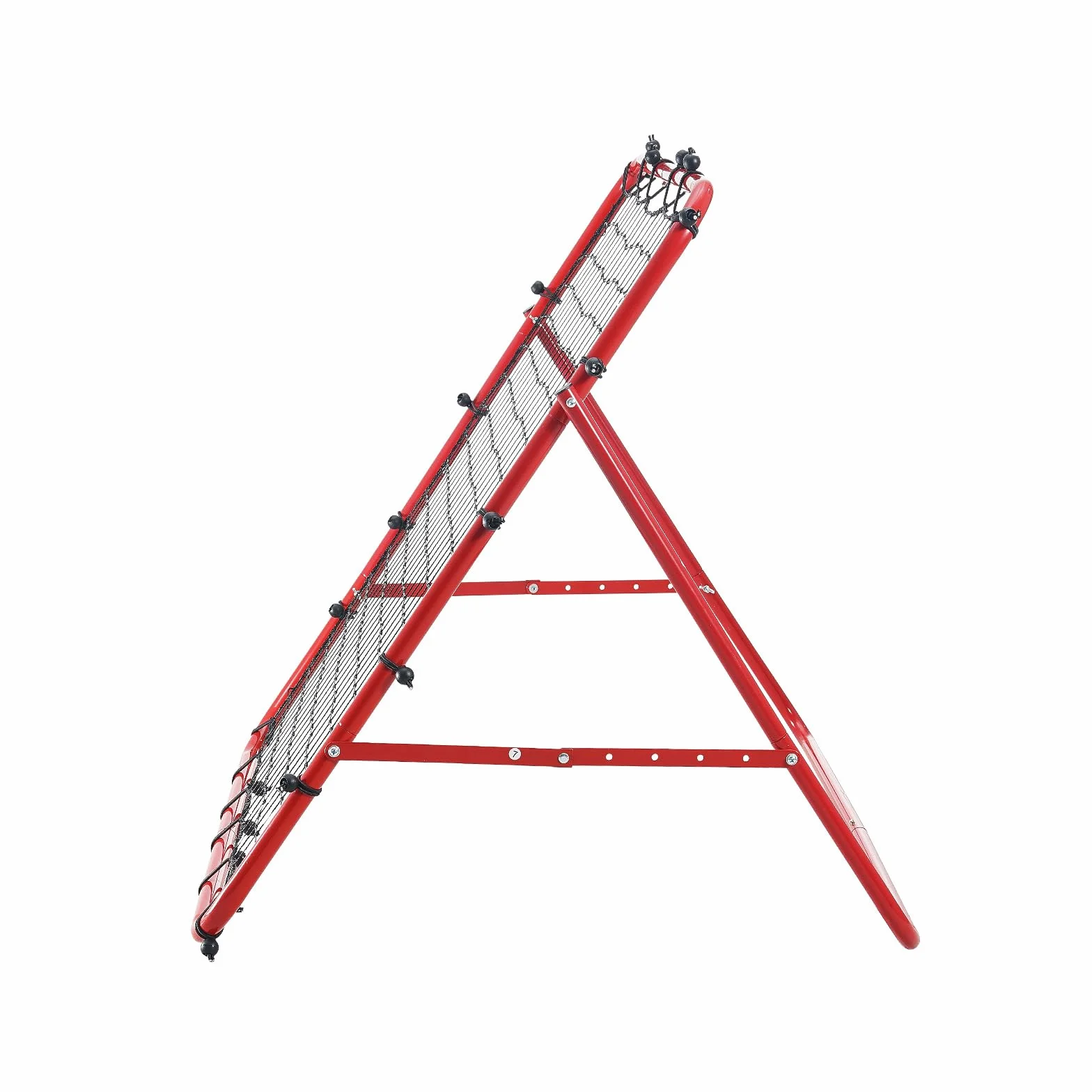 VEVOR Portería de Fútbol 1x1 m Red Reboteadora Portátil Ángulo Ajustable Tubo de Hierro Red de PE