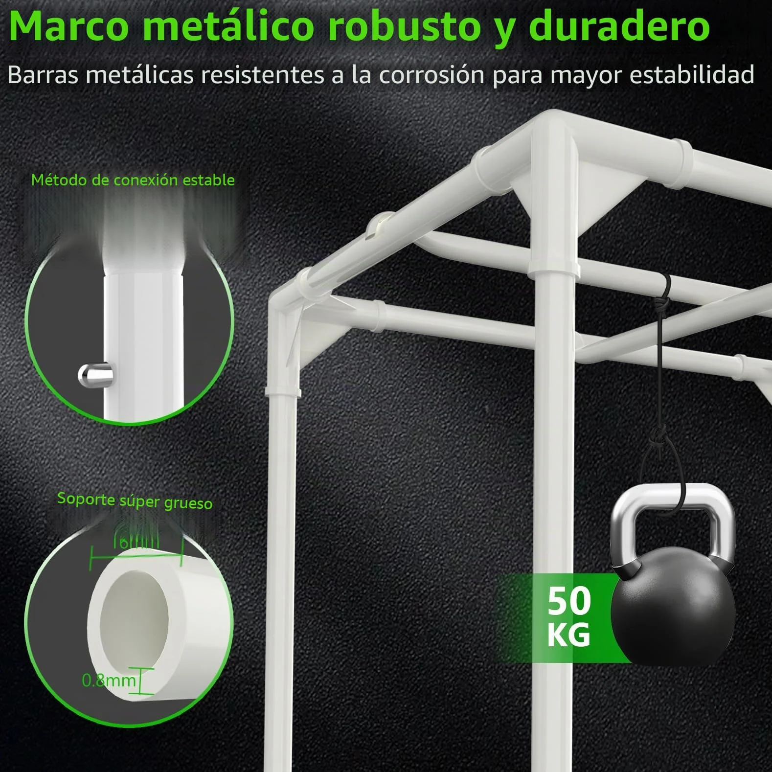 Armario de Cultivo Juego Completo Armario de Cultivo Kit 120x120x200cm con 200W LED Lámpara de Cultivo de Espectro Completo Regulable, Armario de Cultivo Kit Completo Hidroponía