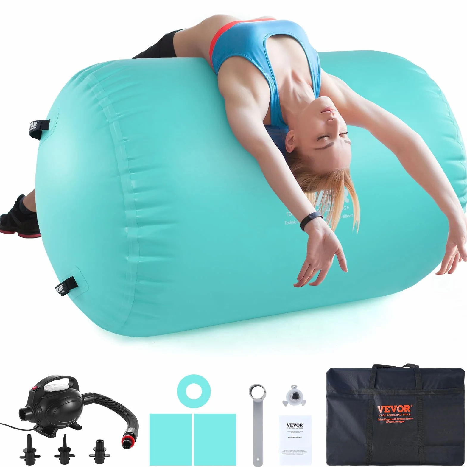 VEVOR Rodillo de Gimnasia Inflable