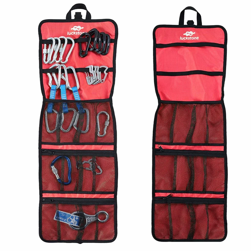 Lixada Bolsa de Almacenamiento Colgante Quickdraw para Escalada, Organizador de Equipo