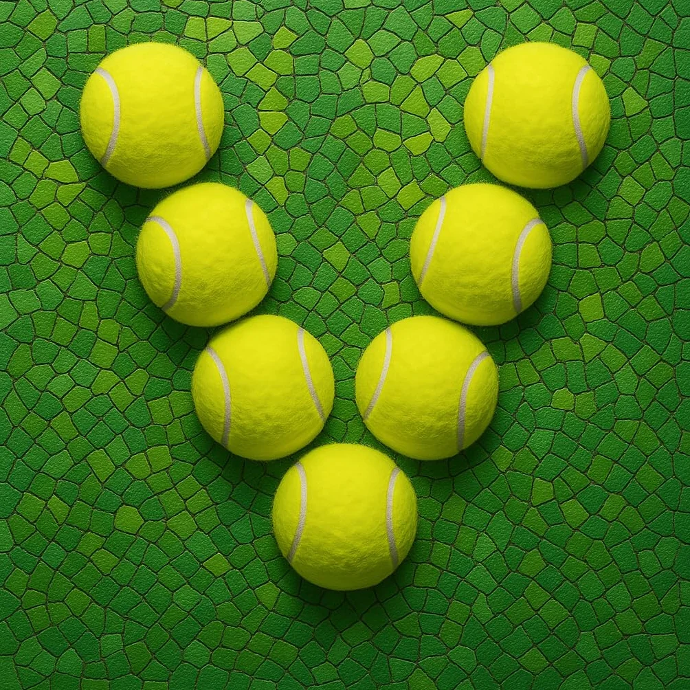 VIV Advanced Tennis Balls Bulk Case 30/50/100 Official Size High-Pressure 53" Bounce Durable All Court Surfaces