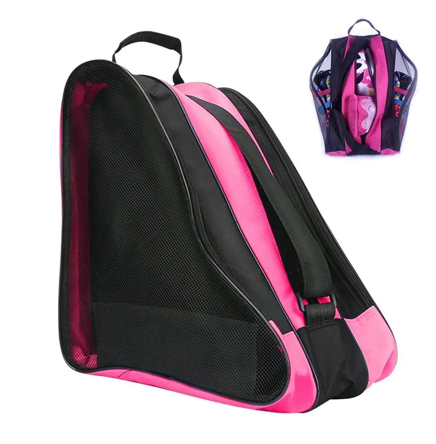 Bolsa para Patines de Tela Oxford, Transporte, Rosa