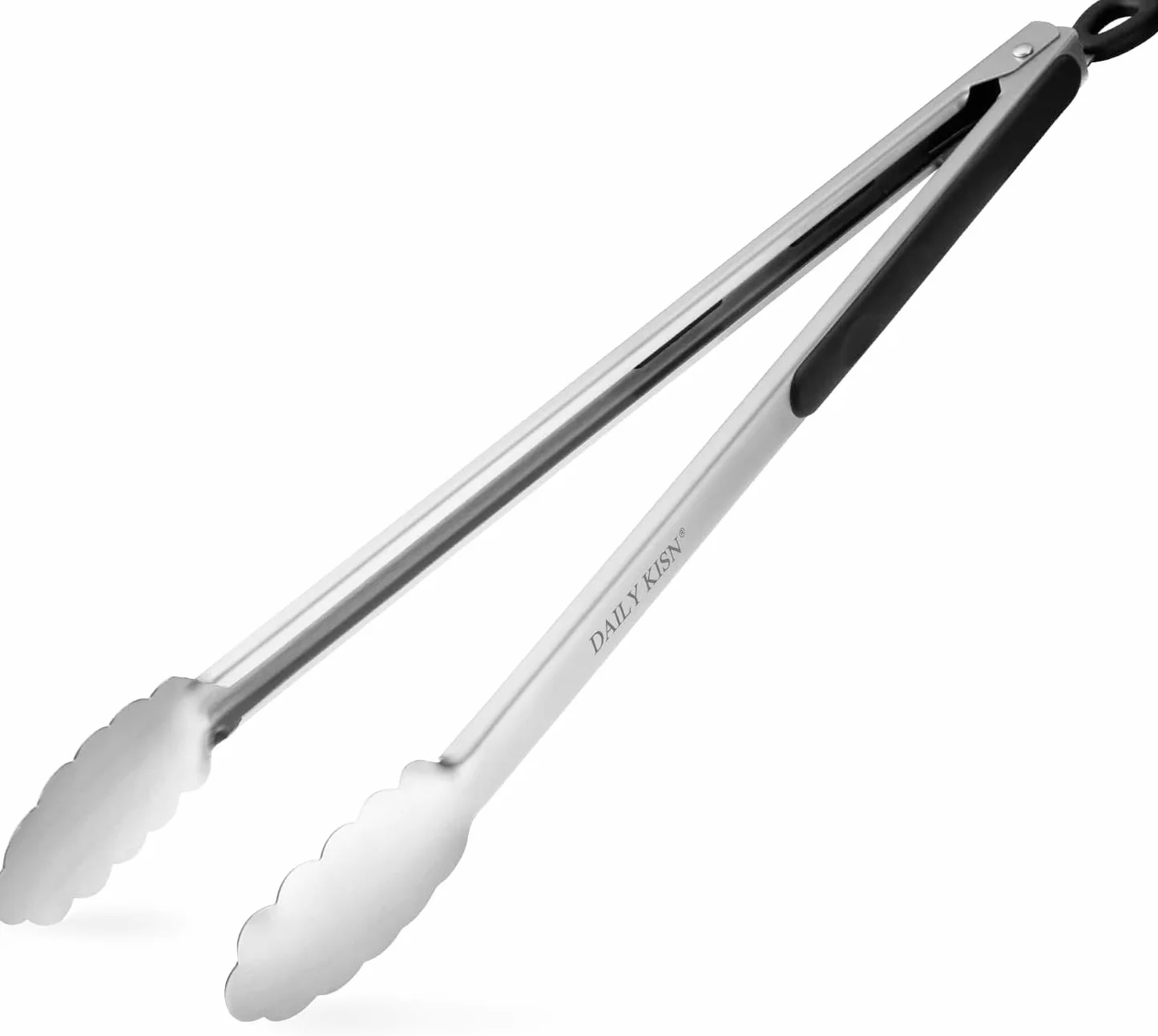 Pinzas para parrilla, pinzas de cocina extralargas de 43cm, de acero inoxidable de gama alta, para cocinar, parrillas, barbacoas o bufé (43cm, 1PC)