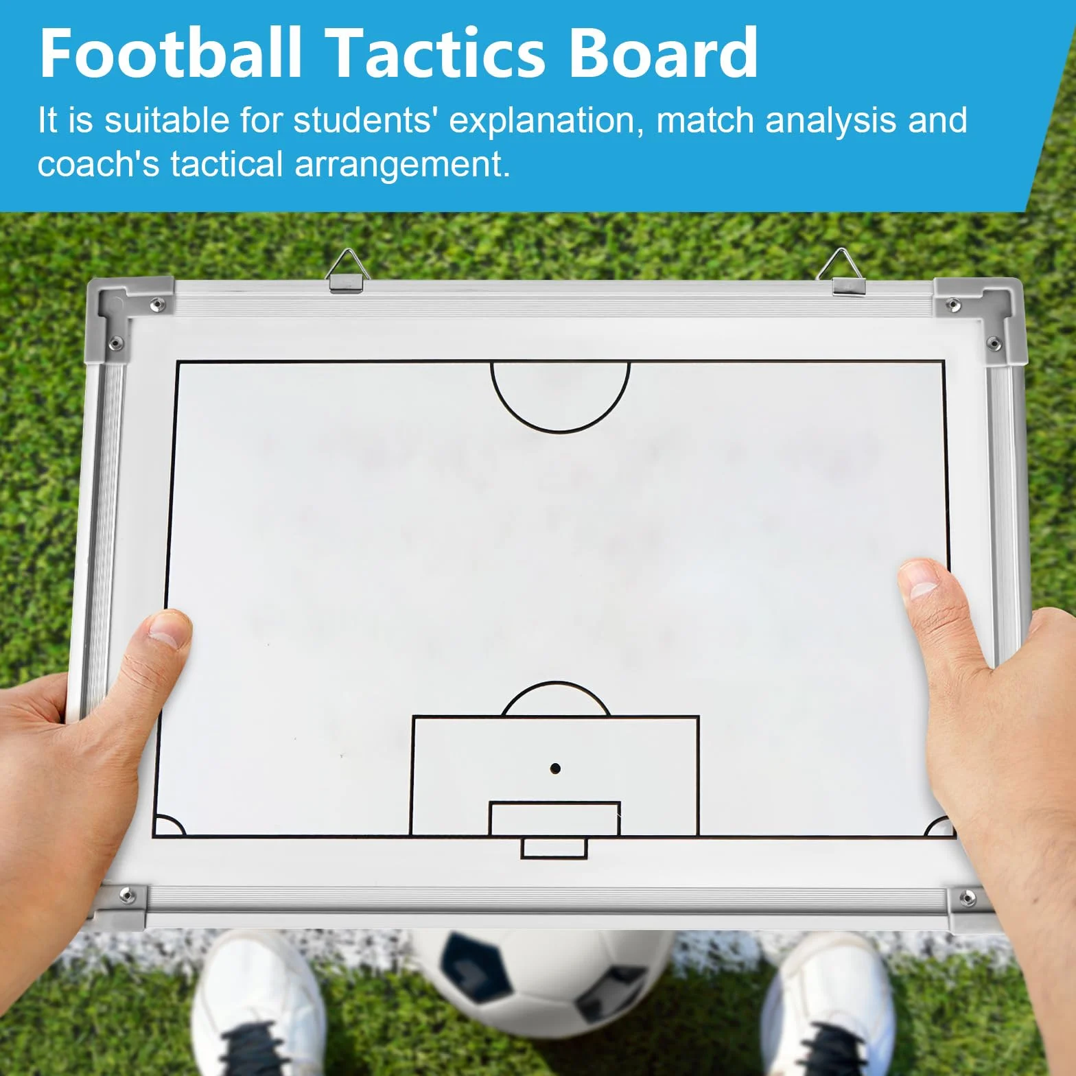 Pizarra Magnetica Futbol Entrenador, Tablero de Tacticas de Futbol con Imanes Lapiceros, Carpeta Tactica Magneticas