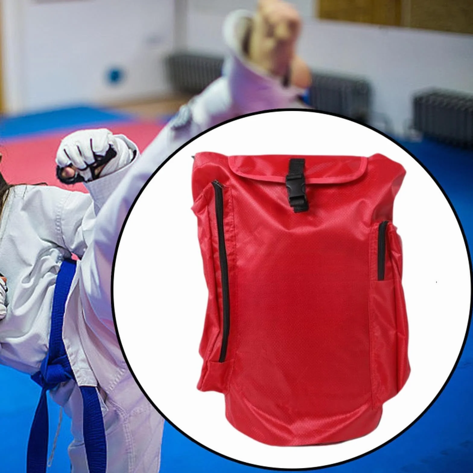 Harayaa Mochila de Boxeo Taekwondo Gran Capacidad Equipos Gimnasia Artes Marciales Karate Sanda