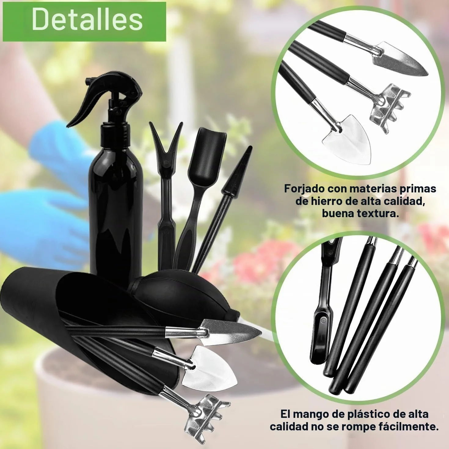 Kit Bonsai, 13 Unidades Kit Cuidado Bonsai, Bonsai Kit para Plantas con Bolsa de Almacenamiento, Mini Kit de Jardinería
