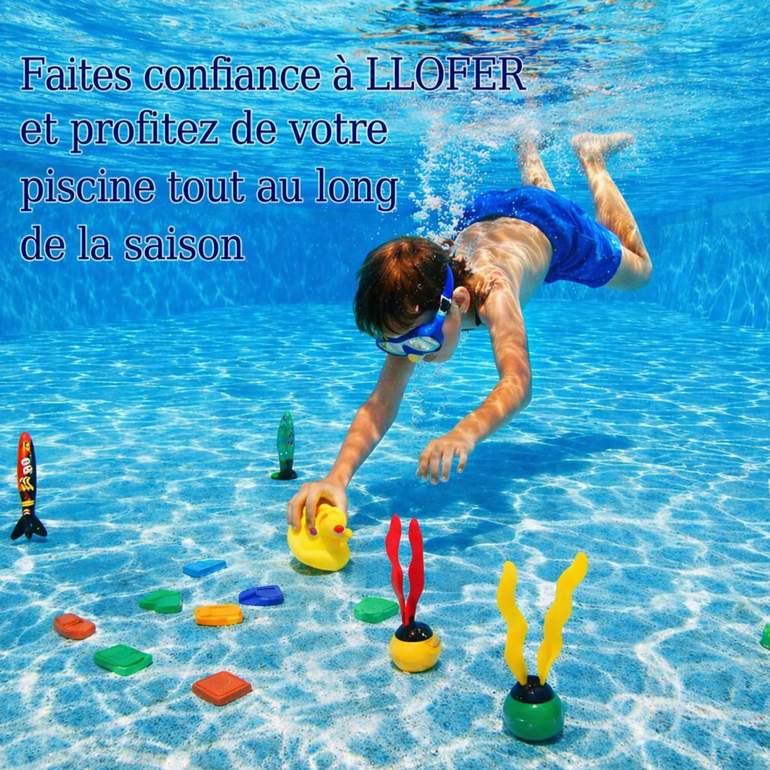 LLOFER - Sal en Tableta - Descalcificación de Agua - Agua más Clara y Suave - Sal para Piscina 25 kg