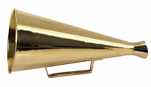 Megafono Retro Laton 33 cm