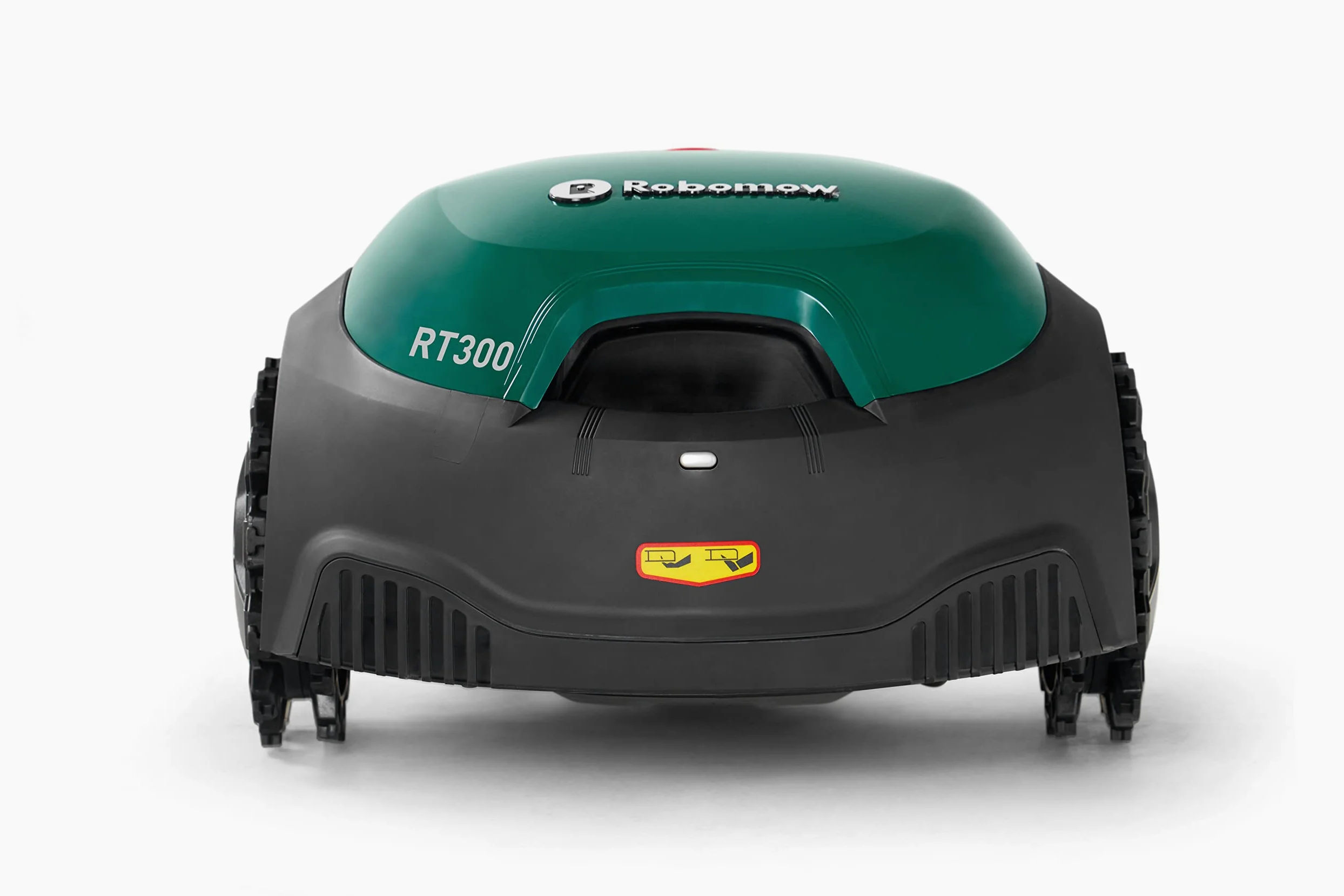 Robomow Robot cortacésped RT300 para Superficies de hasta 300 m² | 4,3 Ah; Ancho de Corte de 18 cm; fácil instalación, autolimpiable e Incluye Cubierta de Corte Flotante, Limpiador de mantillo