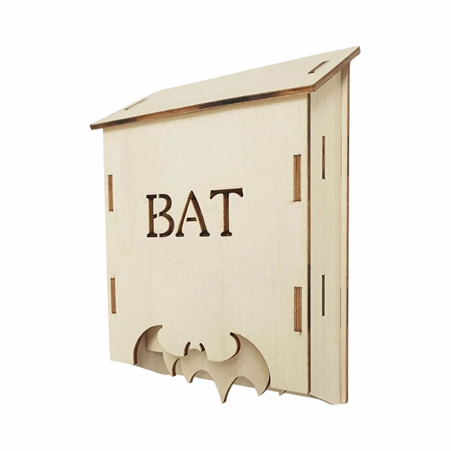 Bat House, Wood Patio Animal Shelter, Backyard Bat House | Wooden Outdoor Box For Homeowners Nature Lovers Farmers Backyard Garden Farm Orchard Park Yard