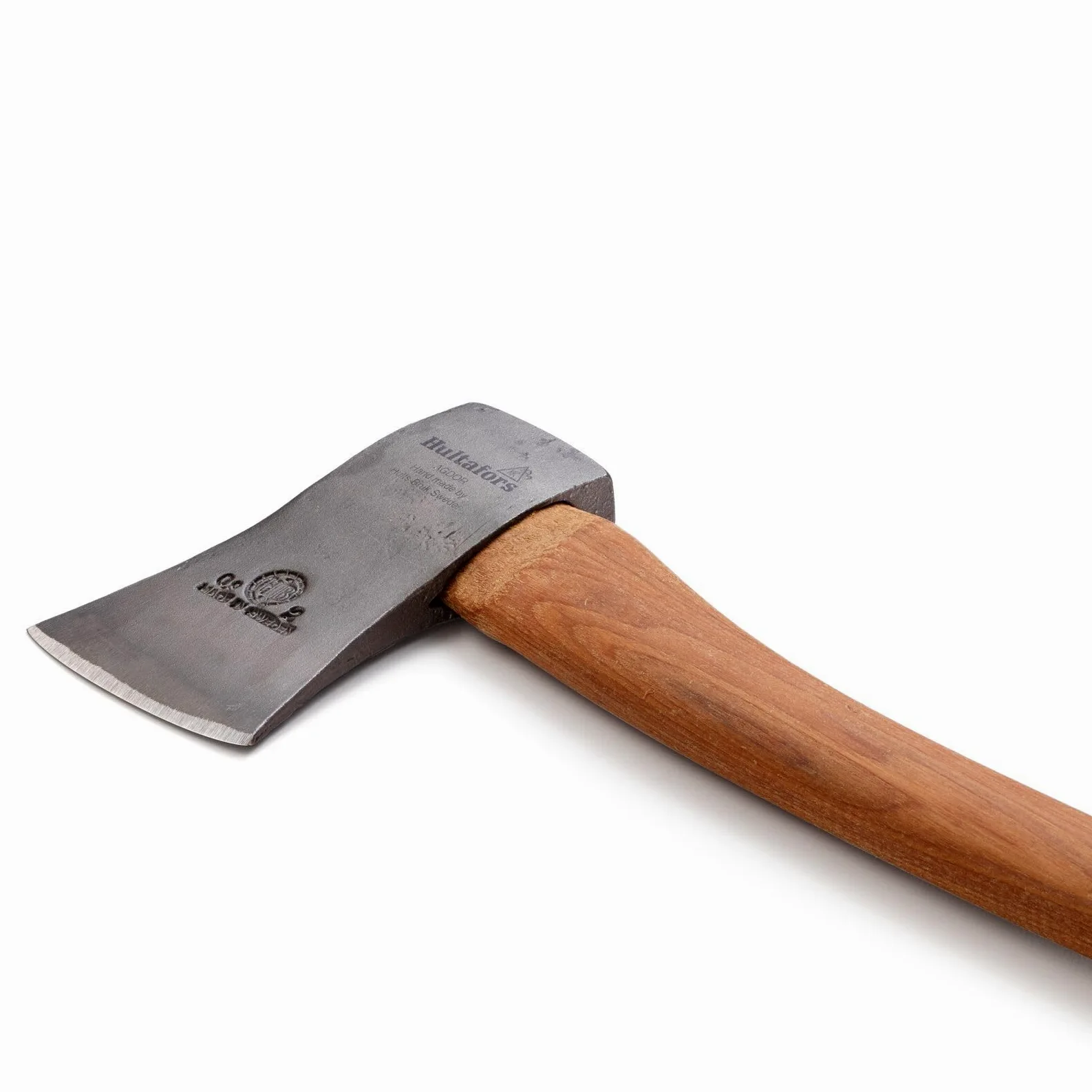 Hacha forjada a Mano de 535 mm de Hierro Forjado | Hultafors | Forjada en Suecia | 1315 g. Hacha de Gama Alta con Mango de Madera de Nogal Americano | Reafilable | 840086