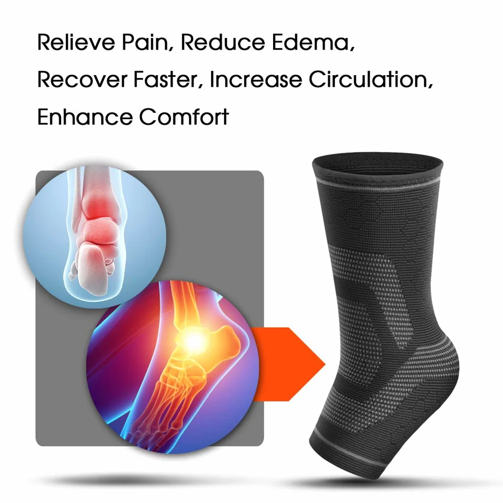 Awenia Tobillera Compresion Estabilizadora Esguince Tobillo Fascitis Plantar Soporte Proteccion Hombre Mujer