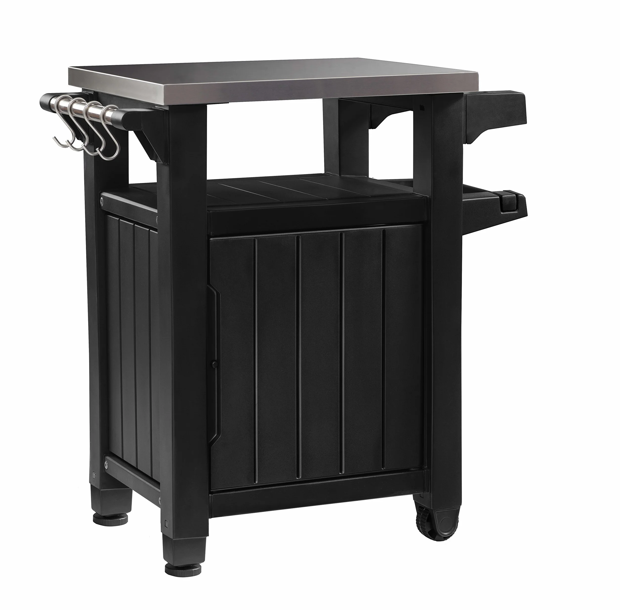 Keter - Almacenamiento de Cocina al Aire Libre, portátil, 70 x 54 x 90 cm, Color Gris