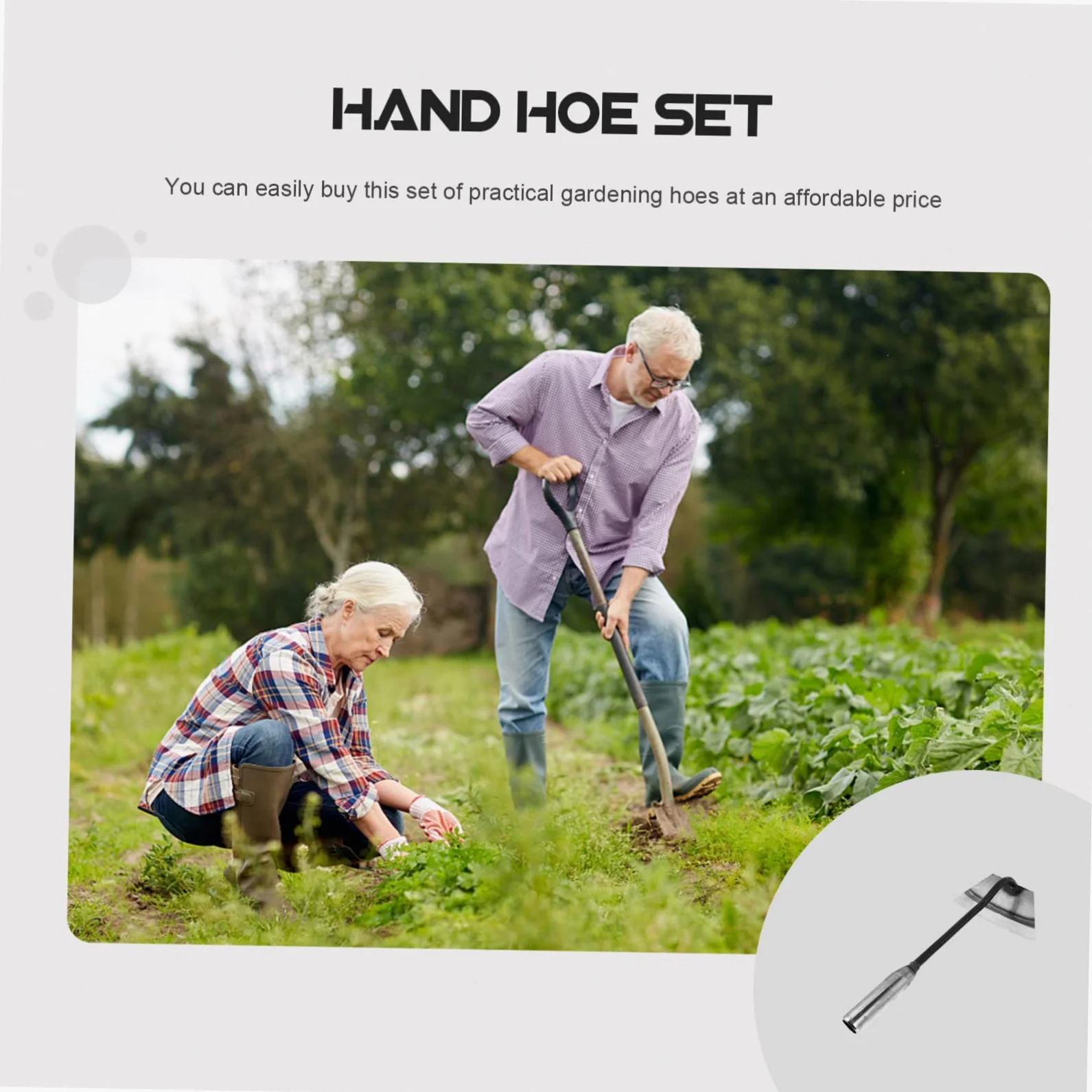 BESPORTBLE 2 Piezas De Azadas Pequeñas Herramienta De Excavación Manual Azadas De Cultivo Azadas De Mano Azadas De Jardinería Azadas De Mano Agrícolas Suministros De Jardinería