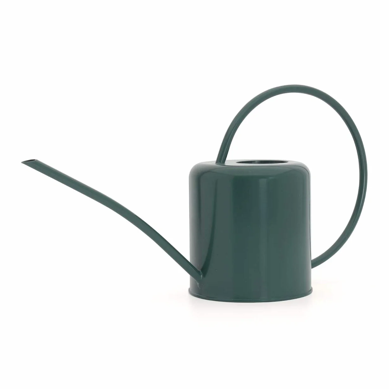 CKB LTD® - Regadera Interior de Acero galvanizado con Recubrimiento en Polvo para Plantas de Interior, diseño contemporáneo de Metal con Pico Estrecho y Mango Alto, 1,4 L Verde Oscuro