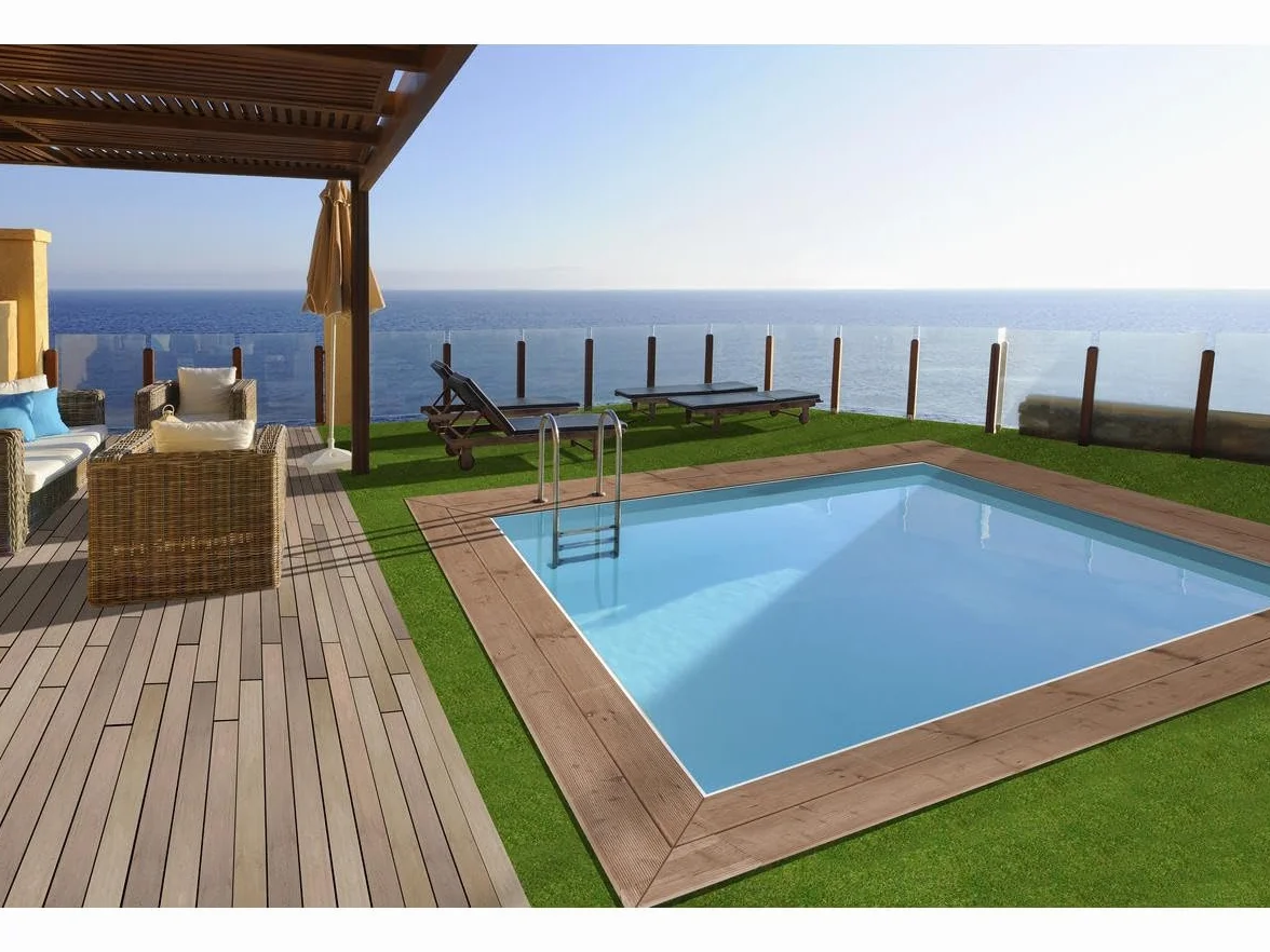 Piscina Rectangular de Madera Caimanes 140-4,10 x 3,00 x 1,39 m