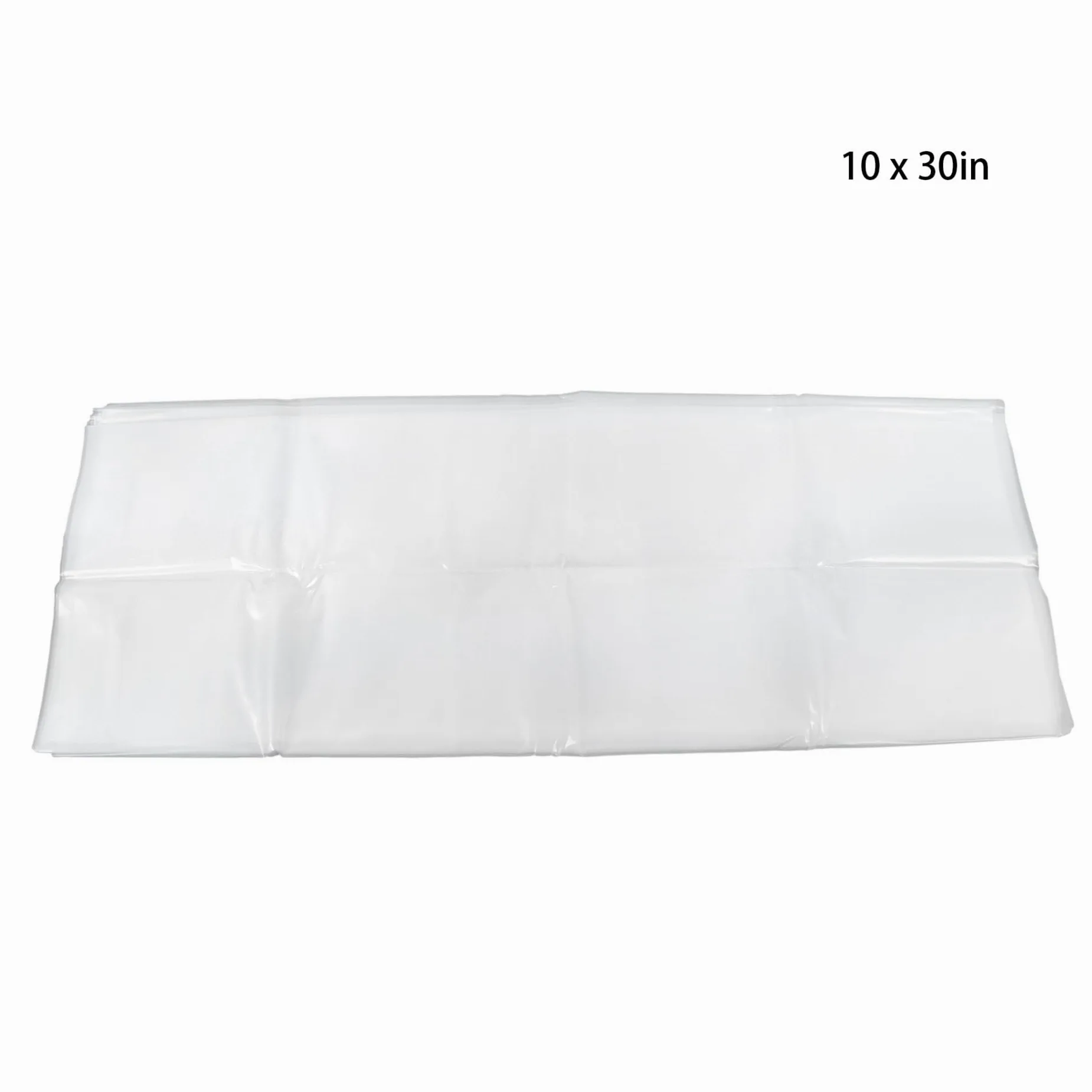 Película de plástico transparente para invernadero, 10 x 30 pies, película de plástico de invernadero de 6 mm de grosor, película de polietileno transparente