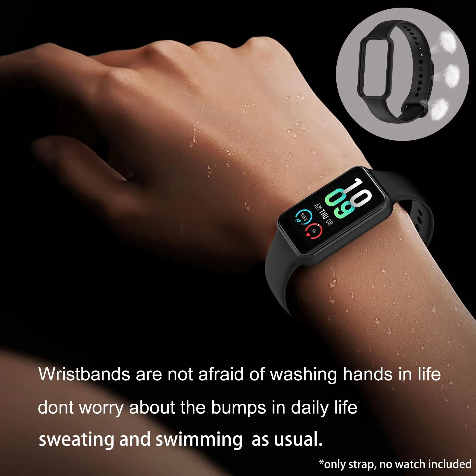Amazfit Band 7 Correa Compatible, Pulsera Silicona Recambio Coloridos 6PCS