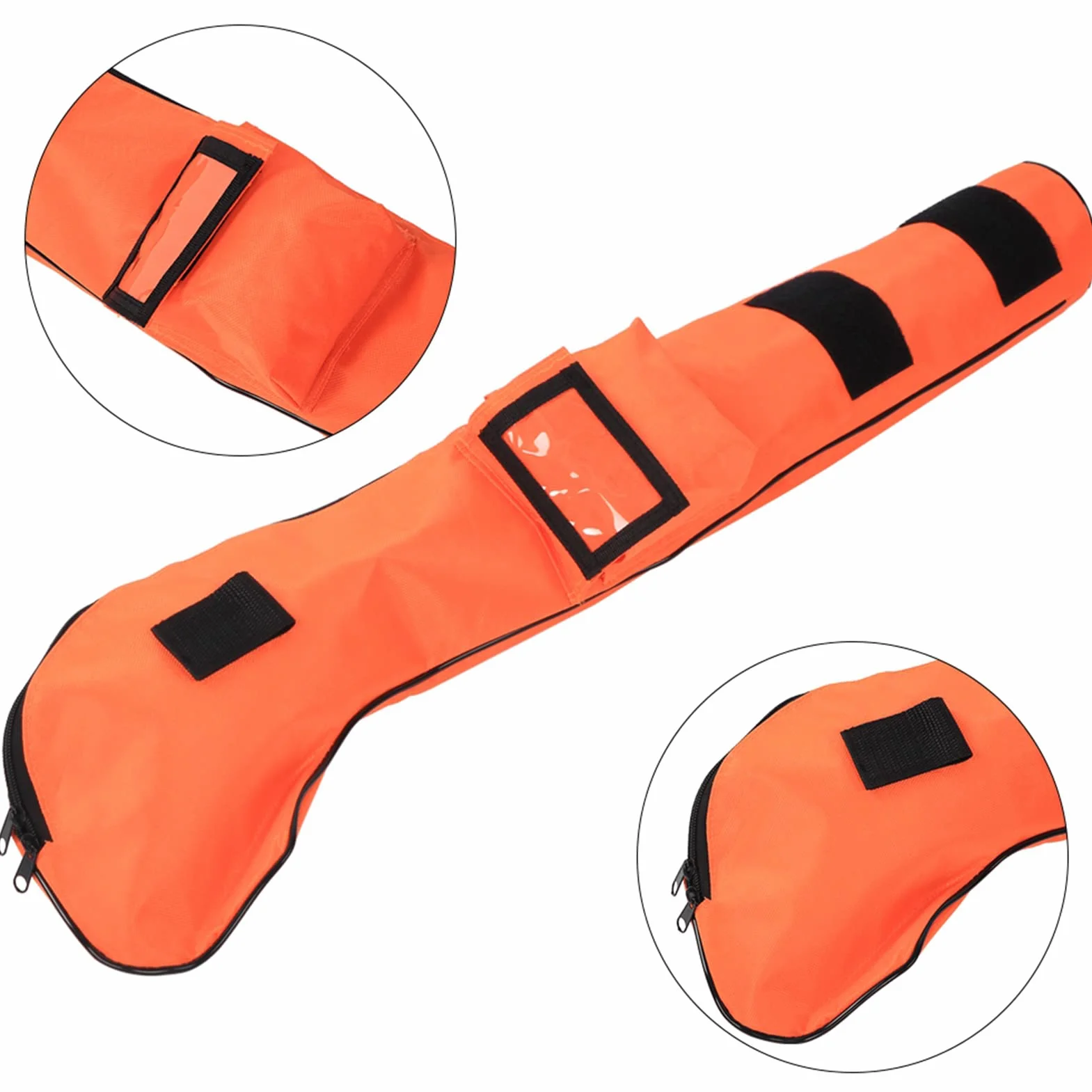 VBESTLIFE Bolsa de Palos de Golf Nylon Portátil Impermeable Niños Plegable Naranja